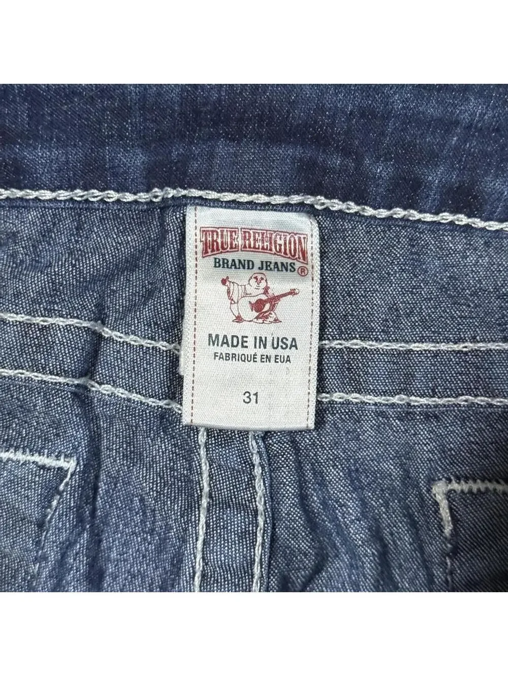 True Religion Made in USA Dark Wash Skinny Jeans Size 31